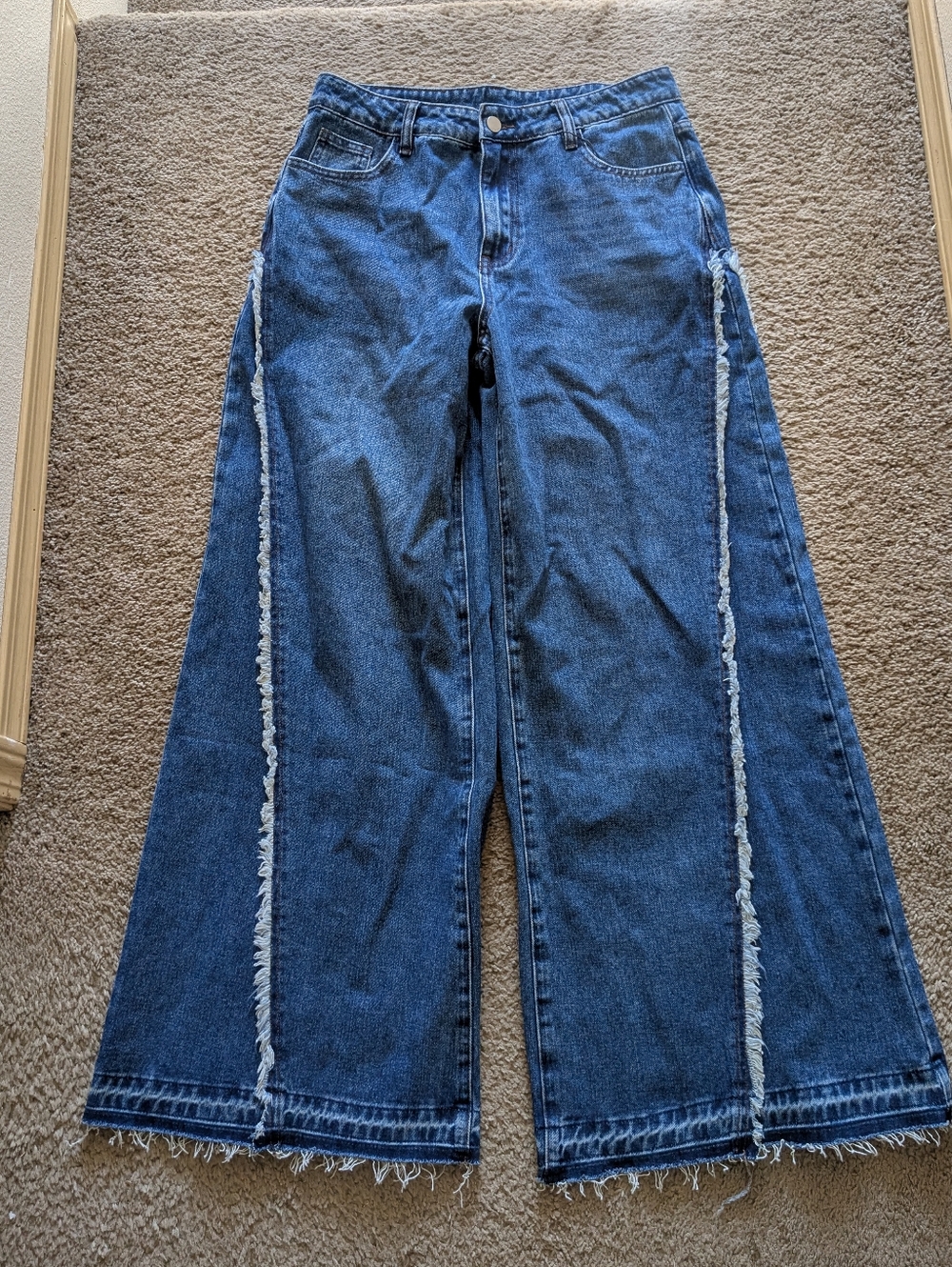 Cider Denim Wide Leg Jeans